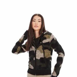 Anatomie Camouflage Teddy Jacket